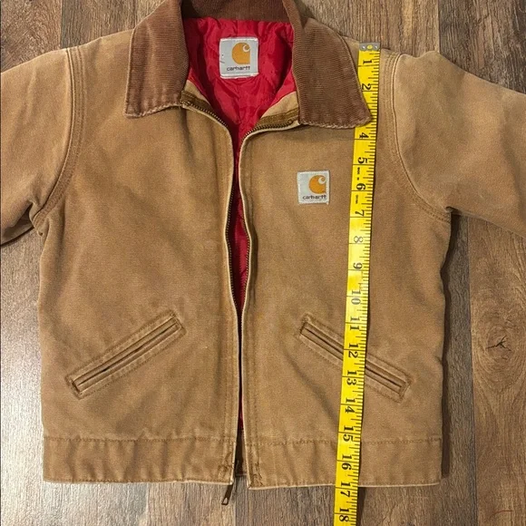 Carhartt Detroit Vintage brown canvas barn jacket corduroy collar - Picture 5 of 5